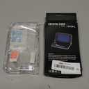 Clear Protective Case for 3DS XL  Transparent PC Hard Shell Cover with Dual Screen Protector Films  Not Compatible with New 3DS XL, Not Tempered Glass Films