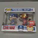 Pop! Marvel: Marvel Collector Corps Captain America & Iron Man (Civil War) (Action Pose) (2-Pack)