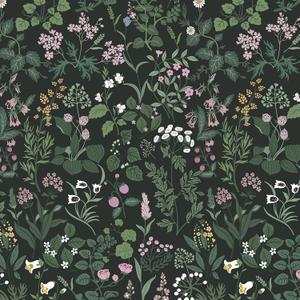 Dimoon 17.3''x236.2''Peel and Stick Wall Paper Floral Wallpaper Wall Art Renter Friendly Waterproof Upgrade Embossed Self Adhesive Stick on Paper Green Pink Kitchen Bedroom Cabinet Wallpaper Vinyl