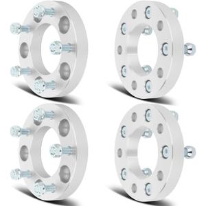 SCITOO 4Pcs 5x5 Wheel Spacers 1 inch Thread Pitch 1/2 Hub Bore 87.1mm 5 Lug Wheel Spacers Fit for Wrangler for Grand Cherokee Commander