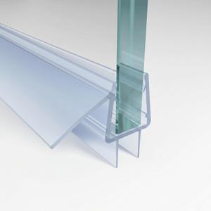 36" Shower Door Bottom Seal for 3/8" Frameless Glass Pivot Door