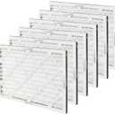 Amazon Basics 14x20x1 Air Filter, MERV 8 AC Furnace Filters, Allergy Control, Electrostatic, Removes Dust Pollen and Lint, 6-Pack (Actual Size: 13.75" x 19.75" x 0.75")