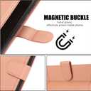 Wallet Case for Samsung Galaxy Note 10 5G with Wrist Strap and Shoulder Strap Card Holder Flip Stylish PU Leather 7+ Card Slots RFID Blocking Phone Cover for Note10 Notes 10s Ten Not S10 Pink