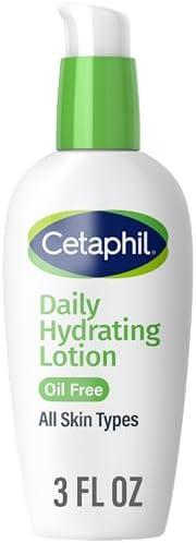 Cetaphil Daily Hydrating Lotion for Face, With Hyaluronic Acid, 3 fl oz, Lasting 24 Hour Hydration, for Combination Skin, No Added Fragrance, Non-Comedogenic Cetaphil Daily Hydrating Lotion for Face, With Hyaluronic Acid, 3 fl oz, Lasting 24 Hour Hydration, for Combination Skin, No Added Fragrance, Non-Comedogenic