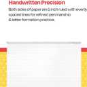 School Smart Chart Tablet, 24 x 16 Inches, 1 Inch Rule, 25 Sheets