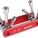 HURRICANE 6 in 1 Folding Nut Driver Set Metric, Hex Nut Driver Set, Folding Socket Wrench, Cr-V Steel Shank, Portable Premium Aluminum Handle. Easy to Carry Out. 5mm, 6mm, 8mm, 9mm, 10mm, 12mm
