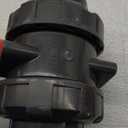 DERNORD PVC True Union Ball Valve with Full Port, EPDM O-Rings, and Reversible PTFE Seats,Rated at 200 PSI (2 inch Socket)