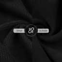 Zylioo Men Tall Sweatshirt Crewneck Pullover Long Fit Soft Casual Sweatshirt Top for Tall Men Daily Wear (Black, XXL)