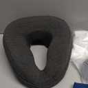 Face Down Pillow Massage Headrest for Bed, Stomach Sleeping Pillow, Face Cradle, BBL Pillow After Surgery Post Eye Surgery Recovery Equipment for Massage Tables,Piercing Pillows Removable Cover Black