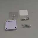 SHIMIDO Upgraded Retractable Automatic Door Closer - Tool-Free Installation, Powerful 3.5lb Pull Shuts Doors Completely - Compact Universal Fit for Screen, Sliding & Almost All Doors (4 Pack White)