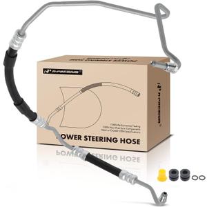A-Premium Power Steering Pressure Hose Line Assembly Compatible with Jeep Wrangler 2012-2017, Wrangler JK 2018, 3.6L, with O-ring, Pump To Gear/Rack Pinion