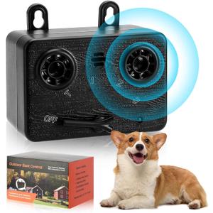 WubbaNub Anti Barking Devices, Auto Barking Control Devices with 3 Modes, Ultrasonic Dog Bark Box Barking Deterrent Devices, 50Ft Effective Stop Barking Dog Devices for Indoor & Outdoor Use 2