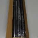 Black Shower Curtain Rod 31 to 80 Inch,1 Inch Diameter Adjustable Spring Tension Stainless Steel Telescoping Rod,Easy Install,No Rust