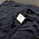 CREVENT Farmhouse Waffle Knit Throw Blanket for Couch Sofa Chair Bed Home Decoration, Soft Warm Cozy Light Weight for Spring Summer Fall (50''X60'' Navy Blue)