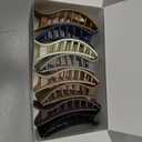 8 Pack Flat Hair Clips for Women  Large Matte Rectangle No-Slip Claw Clips, Strong Hold Square Hair Accessories for Thick & Thin Hair, Lay Flat Design for Work & Daily Styling (Multi-Color)