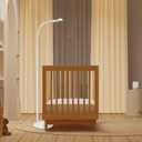 Didalo Floor Stand for Nanit Pro Baby Monitor, Gooseneck Swivel Holder Mount with Adjustable Height and Stable Base,Without Tools or Wall Damage(Camera not Included)