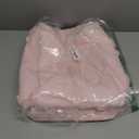 2 Pcs Pink Bow Storage Baskets 14x10 Inch Easter Gifts Baskets Laundry Foldable Fluffy Storage Bin with Handle Spring Coquette Decor Closet Organizer for Countertop Tabletop Shelf