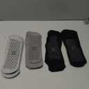 unenow Unisex Non Slip Grip Socks with Cushion for Yoga Pilates Barre Home & Hospital (Pair of 4)