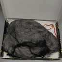 MOONSHOW Grey Short Pixie Wigs for Black Women Short Grey Hair Wig Pixie Cut Wigs for Black Women Pixie Cut Hairstyles Natural Synthetic Gray Wig