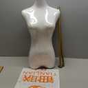 Manikin Female Dress Model for Sewing Clothing, Jewelry, Dress Model Display Torso, Half Scale Dress Body Form Clothing Body with Base Stand (Color : Style 1)