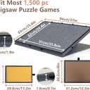 Becko US 1500 Piece Tilting Puzzle Board with 2-in-1 Designed Stand & Cover