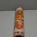 Baccessor Christmas Kitchen Rugs Set of 2, Gingerbread Candy Cane Kitchen Mats for Floor Hallway Laundry Sink Low-Profile Winter Holiday Home Decor 17x29 and 17x47 Inch