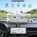 9.26" Portable CarPlay Screen for Apple Carplay & Android Auto with 4K Dash Cam & HD Backup Camera, Wireless Car Play with Strongest Bluetooth 5.2, OTA Updates, Voice Control, GPS Navigation