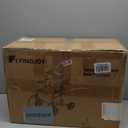 Foldable Rollator Walker with Seat for Seniors,Lightweight 2-in-1 Rolling Walkers and Wheelchair Combo with Adjustable Handle Height,Transport Chair with Brakes 300 lbs Weight Capacity (Blue-all Terrain(10" Front and 8" Rear Wheels))