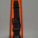 Bandletic Compatible with Garmin Fenix 5X Watch Band, Rugged Rubber Silicone Easy-Fit 26mm Band for Fenix 8 51mm/7X/7X Pro/6X/6X Pro/5X Plus/3/3 HR/Instinct 2X/Tactix/Enduro/Descent/Epix Pro 2 51mm (Black)
