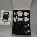 SUOOCH Air Tracker Tags 4-Pack, Item Finders Work for Apple Find My APP (iOS Only) Tracker Tags for Keys, Luggage, Bag etc, Replaceable Battery Last 1 Year, Loud Beep, Waterproof with Holder Keychain