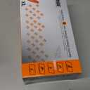 1st Choice 6 mil Orange and Green Gloves, Disposable, Latex Free Raised Diamond Grip Mechanic Glove for Men and Women