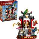 LEGO NINJAGO Ninja Character Display 15th Anniversary Building Toy for Kids, Ages 14+ - Ninja Playset W/Elemental Master of Lightning + 7 Minifigures - Gift Idea for Teen Boys & Girls - 71866