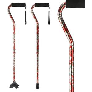 Elegant Walking Cane for Women, Foldable & Adjustable Cane for Seniors with Self-Standing Tip | Lightweight Mobility Aid for Stability & Balance Support