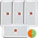 Wisesorb 40 Gram Pack of 4 Silica Gel Canister, Gun Safe Dehumidifiers (Orange to Green), Reusable Desiccant Moisture Absorber for Car, Closet