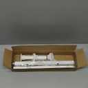 Shower Curtain Rod, 1" Diameter Heavy Duty Tension Shower Rod, Non Slip Adjustable 28-102 inch No Drilling Shower Curtain Rods Spring Tension For Bathroom, Shower Stall, No Rust, White