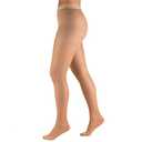 Truform 15-20 mmHg Compression Pantyhose, Sheer 20 Denier Women's Shaping Tights, Beige, Tall