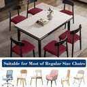 Dining Chair Seat Covers, Washable Dining Room Chair Seat Covers Set of 6, Removable Kitchen Seat Covers Chair Covers for Dining Chairs