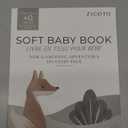 Soft Baby Book with Touch and Feel Pages - Cute Sensory Book for Babies 0-6, 6-12 & 12-18 Months with Mirror & Crinkle Paper - The Perfect Christmas Toy for Baby Showers Or as a Newborn/Infant Gift