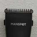 MANSPOT Manscape Groin & Body Hair Trimmer for Men, Electric Ball Pubic Trimmer Shaver,Manscape Kit with 4 Guard,Replaceable Ceramic Blade Heads,Waterproof Wet/Dry Shaver,90 Minutes Shaving (Black)