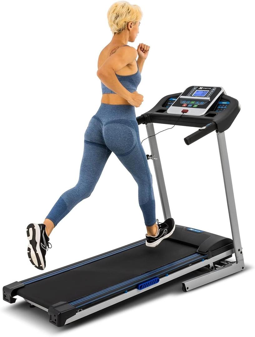 Premium Folding Smart Treadmill, Compact Design, 250+ LB Weight Capacity, Powerful Motor, XTERRA+ Fitness App Included with Purchase