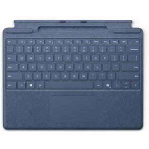 Microsoft Surface Pro Keyboard for Surface Pro 9 and 8 with Pen Storage, Alcantara Material, Sapphire