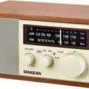 Sangean WR-16 AM/FM Bluetooth Wooden Cabinet Radio