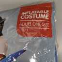 Spooktacular Creations Halloween Inflatable Costume, Riding an Ice Dragon, Riding Blow-up Dinosaur Suit for Themed Parties (Blue)