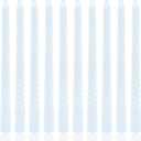10 Inch Light Blue (Pale Blue) Spiral Taper Candle Set, 10 Pack Unscented Dripless Long Burning Time Candlesticks for Dinner Party Wedding Shower and Home Decoration
