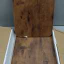 Retro End Table, 3-Tier Small Side Table, Narrow Couch Side Table for Small Spaces, Farmhouse End Table, Modern Accent Table, Skinny Bedside Table Nightstand for Bedroom, Living Room (Rustic Brown)