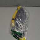 Zenoplige Mask Fins Snorkel Set, Snorkeling Gear for Adults, Panoramic View Snorkel Mask Anti-Fog, Adjustable Dive Flippers, Dry Top Snorkel and Travel Bag, Scuba Gear for Swimming Snorkeling Diving (Large-X-Large, Yellow Black)