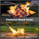 Propane Torch Weed Burner, 14FT Safety Hose, 2-in-1 Two Modes | High Output Weed torch with Self Igniter, Fits 1-100LB Propane Tank for Weeding, Melting Snow, BBQ, Roof and Asphalt Work