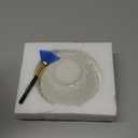 Incense Holder for Sticks, Ceramic Smudge Bowl Ash Catcher for Incense, Cones, Sage and Palo Santo, Incense Burner Holder Ideal for Smudging, Incense Burning, Decoration (White)