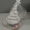 DIY Christmas Tree Mug Painting Set, Paint Your Own Ceramic Christmas Mugs Craft Kit with Paints, Brush & Spoon, Fun Ceramic Coffee Cup Craft Set for Adults, Girls Night, Festive Christmas Gift (1PC)