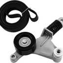 Belt Tensioner & Serpentine Belt Kit for 2.4L Toyota Camry 2007-09, Corolla 2009-12, Matrix 2009-13, RAV4 2006-08, Pontiac Vibe 2009-10, Scion XB 2012-2015, Replace# 38453+7PK1905